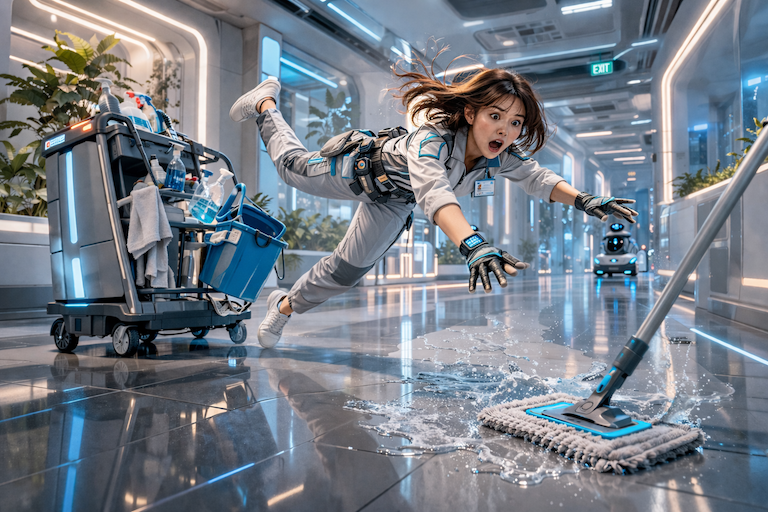 清掃現場で起こりやすい事故とは?その原因と対策