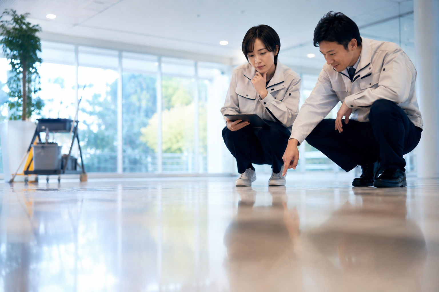 床の黒ずみ・ベタつきの原因とは?経験者が教える対策とワックスの必要性も詳しく解説