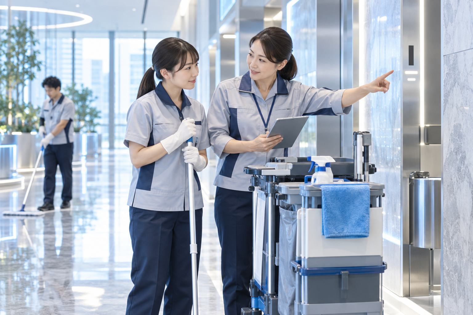 清掃スタッフが定着しない理由とは?現場管理者が見直すべき教育と声かけ